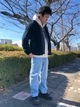 Куртка демисезонная мужская Uniqlo 771313492 M Синяя (1159799907) - изображение 4