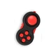 Игрушка антистресс Fidget Pad, брелок Джойстик, Черный/Красный (2703244204) - изображение 1