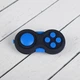 Игрушка антистресс Fidget Pad, брелок Джойстик, Черный/Синий (2703244206) - изображение 1
