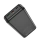 Зовнішній акумулятор HOCO J102A Cool figure PD20W+QC3.0 power bank(20000mAh) Black (6931474783622) - изображение 3
