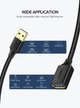 Підовжувач UGREEN US129 USB 3.0 Extension Male Cable 2m (Black) (UGR-10373) (UGR-10373) - зображення 2