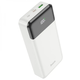 Зовнішній акумулятор HOCO J102A Cool figure PD20W+QC3.0 power bank(20000mAh) White (6931474783639) - зображення 1