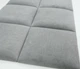 Самоклеящиеся мягкая стеновая панель Soft Pan 30х30х3,7 см велюр матовый сталь (303001) - изображение 2