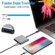 Адаптер перехідник USB Type-C перехідник Хаб 3 в 1 HDTV (HDMI) USB 3.0 Type-C (PD) Silver - изображение 4