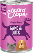 Вологий корм для дорослих собак Edgard & Cooper Game and Duck Wet food 400 г (5425039485331) - зображення 1