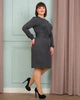 Плаття Alenka Plus 14496-2, 52, графітовий - изображение 2