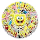 Набор виниловых наклеек стикеров LTC Стикерпак SpongeBob 60 шт. (TZ-HMBB-66) - изображение 4