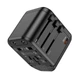Перехідник для розеток HOCO Walker three-port PD20W universal conversion charger AC15 |2USB/Type-C| black - изображение 6