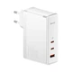 Адаптер мережевий Baseus Type-C to Typc-C cable Gan5 Pro Fast Charger |1USB/2Type-C, PD/QC, 140W/5A| (CCGP100202) - зображення 7