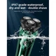 Электобритва Hoco electric razor with smart LED indicator Dar06 Plus IPX7 черная - изображение 6