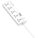 Удлинитель сетевой Ldnio SC5415 |PD20W/QC18W, 3USB/1Type-C, 5Sockets| - изображение 3