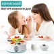 Йогуртниця Sokany SK-2304 сироварка 20 Вт з баночками 180 мл та таймером - зображення 8