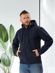 Куртка мужская утеплённая на флисе демисезонная soft shell р 50 синяя (5271 синя) - изображение 1