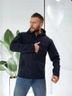 Мужская куртка штормівка Tailer, из ткани Soft Shell капюшоном и подкладкой, Темно-синя 54 (5271) - зображення 7