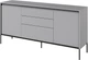 Комод Lenart Тренд 1660х830х400 мм Серый/Черный (41002) (41002-TR-01) - изображение 1