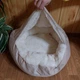 Круглый уютный лежак для котов, кошек с капюшоном 50см - изображение 1