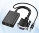 Адаптер перехідник з VGA + 3.5 мм аудіо на HDMI Usams із посиленням сигналу USB-microUSB - зображення 3