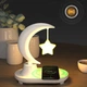 Нічний лампа з бездротовою зарядкою смартфона і Bluetooth колонкою 3в1 G-Smart MoonStar-35SLIWBT - зображення 4