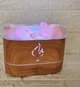 Соляной увлажнитель воздуха с имитацией пламени Air Purifier WITH ROCKS-UV2 разноцветная подсветка Дерево - изображение 4