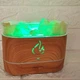 Соляной увлажнитель воздуха с имитацией пламени Air Purifier WITH ROCKS-UV2 разноцветная подсветка Дерево - изображение 6