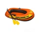 Надувная лодка для рыбалки EXPLORER 200 Set В комплекте весла + насос. Размер 185х94х41см (Intex 58331) - изображение 1