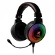 Наушники Vinga HSCU-100 Gaming LED чорні - зображення 1
