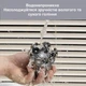 Водонепроникна акумуляторна електробритва 6в1 з плаваючою 7D головкою та змінними насадками, кол. чорний (77530568) - зображення 7