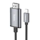 Кабель HOCO, UA27, Lightning, HDMI, металлический серый - изображение 1