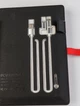 Смарт-блокнот с беспроводной зарядкой Powerbank с флешкой 16 Гб Красный (0101) - изображение 10