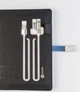 Блокнот ежедневник с беспроводной зарядкой с Powerbank и флешкой 16 ГБ Синий (0303) - изображение 5