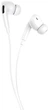 Навушники Denmen с микрофоном HF DR06 3.5 мм 1.2 м 2 шт White (DE-DR06-2WH) - зображення 2