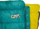 Пуховой спальник-одеяло ROCK FRONT 450 Wide Бирюзовый с горчичным (rf11266) - изображение 2