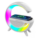 Ночник светильник / Настольная смарт-лампа-ночник RGB с беспроводной зарядкой и Bluetooth колонкой - изображение 12