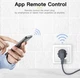 Смарт-розетка з таймером Wi-Fi розетка 20 А з лічильником електроенергії Tuya Smart 4400 Вт, Біла - зображення 8