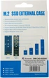 Зовнішня кишеня Dynamode для M.2 SSD NVMe (PCIe)/M.2 SSD SATA combo — USB 3.2 Gen 2 Type-C (DM-CAD-SSD05) - зображення 9