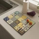 Противоскользящий непротекаемый коврик для сушки посуды Kitchen Drying Mat 40x50 см 230 15 - изображение 1
