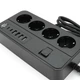 Сетевой фильтр G13, 3000W, 4 Socket + 4 USB 3,2А + 2 Type-C, 2м, Black, Box - изображение 4