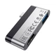 Перехідник BOROFONE DH2 Type-C(Male) - USB3.0+2*HDMI, Black, Box - зображення 4