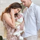 Костюм для крещения девочки с золотой вышивкой Мамине Сонечко 62 размер Мамин цветочек велюр молоко (арт. 11213-1) - изображение 4