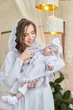 Костюм для крещения девочки Мамине Сонечко Панночка 56 велюр белый кружево белое (11212) - изображение 2