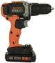 Дрель-шуруповерт аккумуляторная ударная Black+Decker BCD003C1 - изображение 4