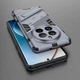 Защитный чехол с подставкой Deexe Bibercas для Realme 12 Pro / 12 Pro+ - Dark Blue - изображение 4