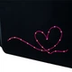 Рюкзак шкільний Kite Heart 38x28x15 см Чорний (K24-702M-1 LED) - зображення 18