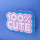 Рюкзак шкільний Kite 100% Cute 38x28x15 см Фіолетовий (K24-702M-2) - зображення 18