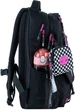 Рюкзак підлітковий Kite Education teens Kuromi 42x29x17 см Чорний (HK24-2587M) - зображення 4