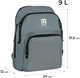 Рюкзак підлітковий Kite Education teens 31.5x24x12 см Сірий (K24-2589S-2) - зображення 2