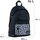 Рюкзак підлітковий Kite Education teens 40x29.5x15 см Принт/Чорний (K24-910M-2) - зображення 2