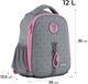 Рюкзак шкільний каркасний Kite College Line girl 35x26x13.5 см Сірий (K24-555S-2) - зображення 2