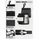 Кистевые бинты Gorilla Wear Wrist Wraps ULTRA Black/White (45 см, жесткие) - изображение 4