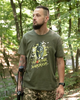 Футболка «spartan warrior» pentagon olive l green ageron - зображення 5